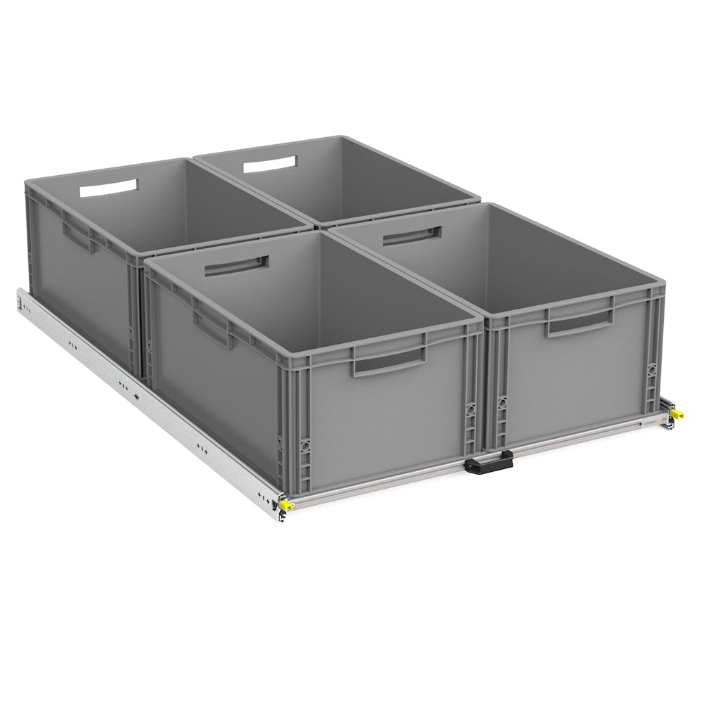 Tiroir arrière DIY Eurobox variantes XS-XXL 400mm-1800mm