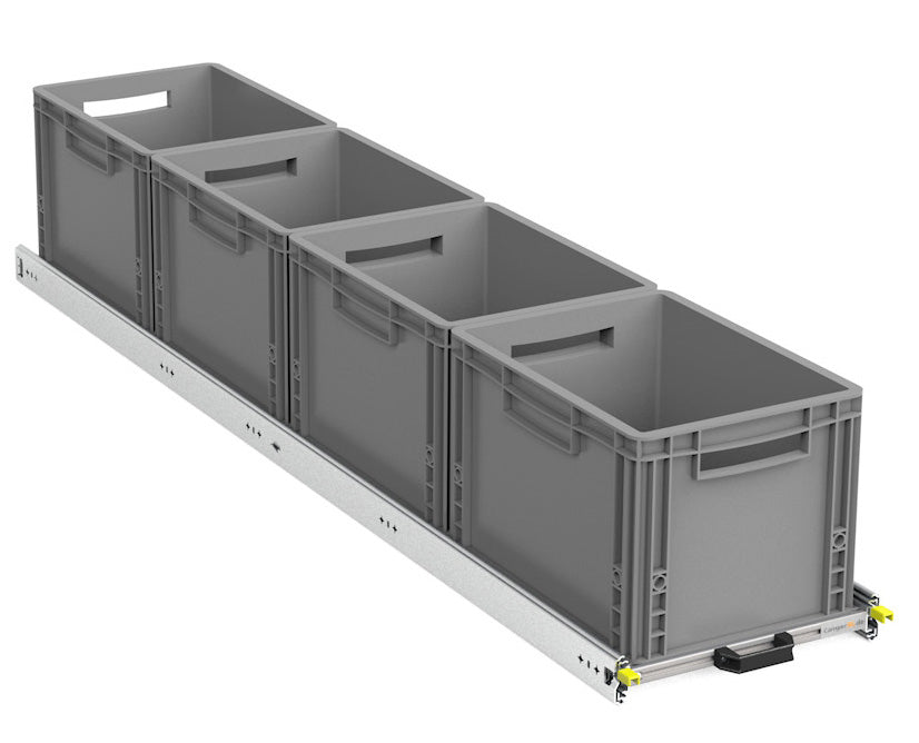 Tiroir arrière DIY Eurobox variantes XS-XXL 400mm-1800mm