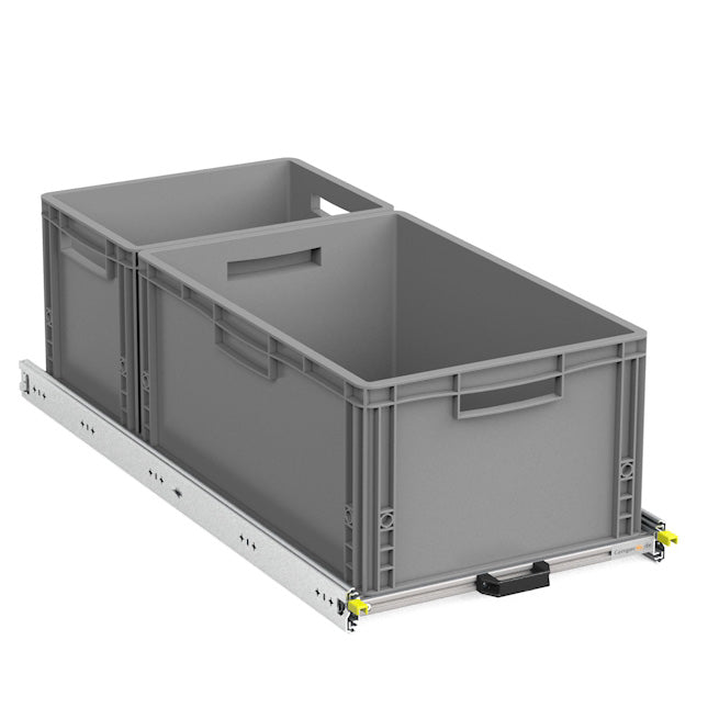 Tiroir arrière DIY Eurobox variantes XS-XXL 400mm-1800mm