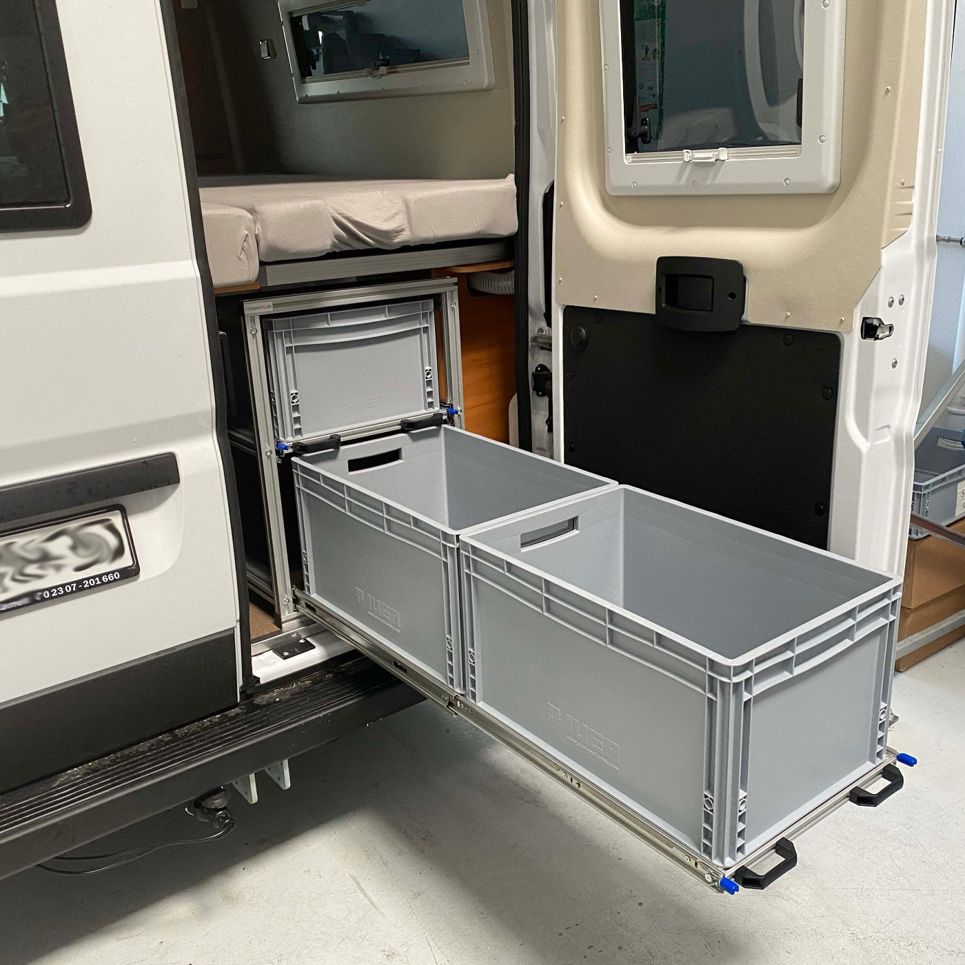 Heckauszug 2 Etagen Pössl Summit 640 - Stabile und sichere Konstruktion - Euroboxoptimiert