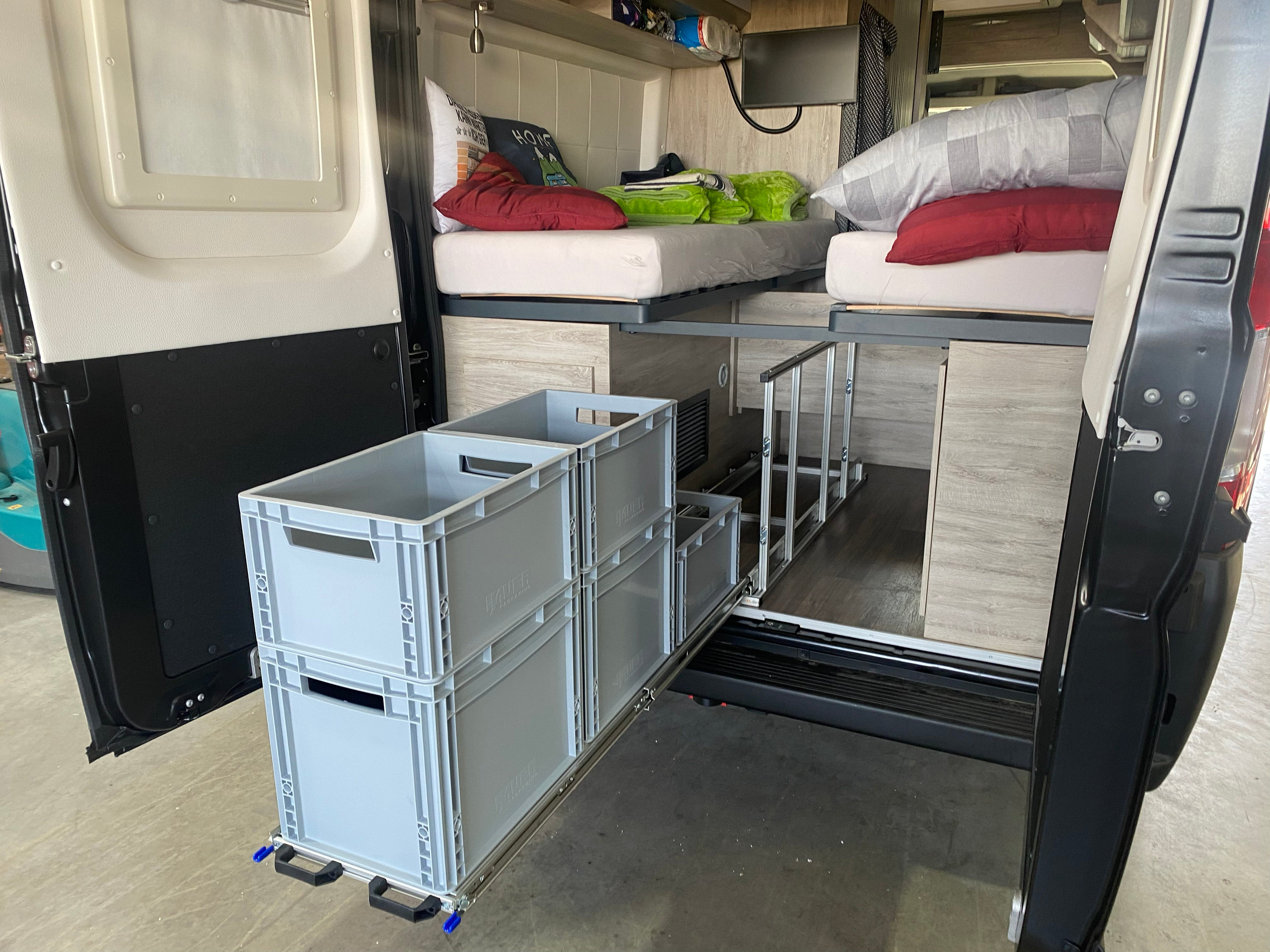 Rear pull-out camper van standard 800mm x 600mm
