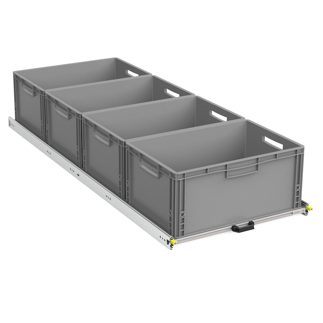 Tiroir arrière DIY Eurobox variantes XS-XXL 400mm-1800mm