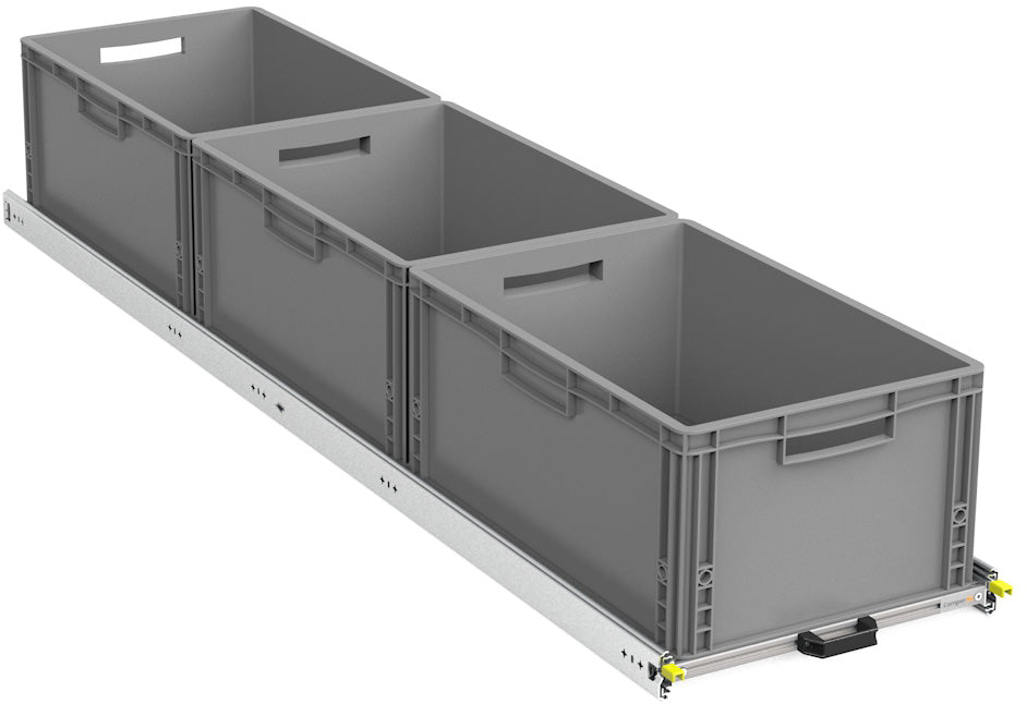 Tiroir arrière DIY Eurobox variantes XS-XXL 400mm-1800mm
