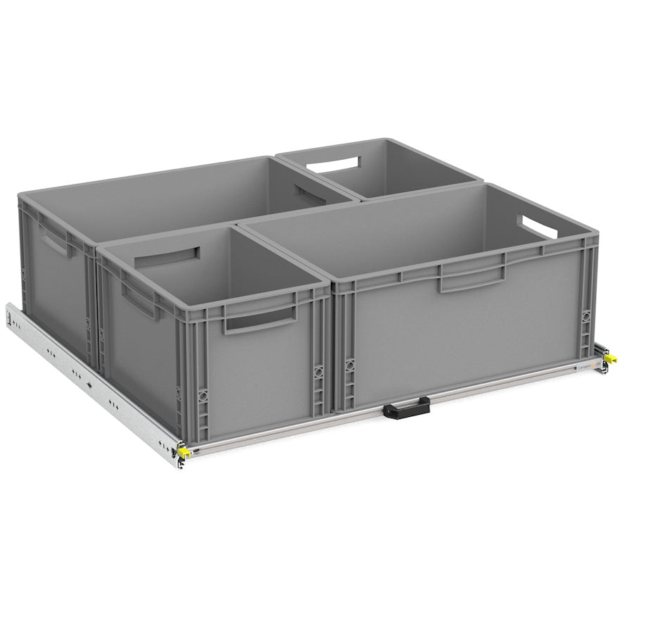 Tiroir arrière DIY Eurobox variantes XS-XXL 400mm-1800mm