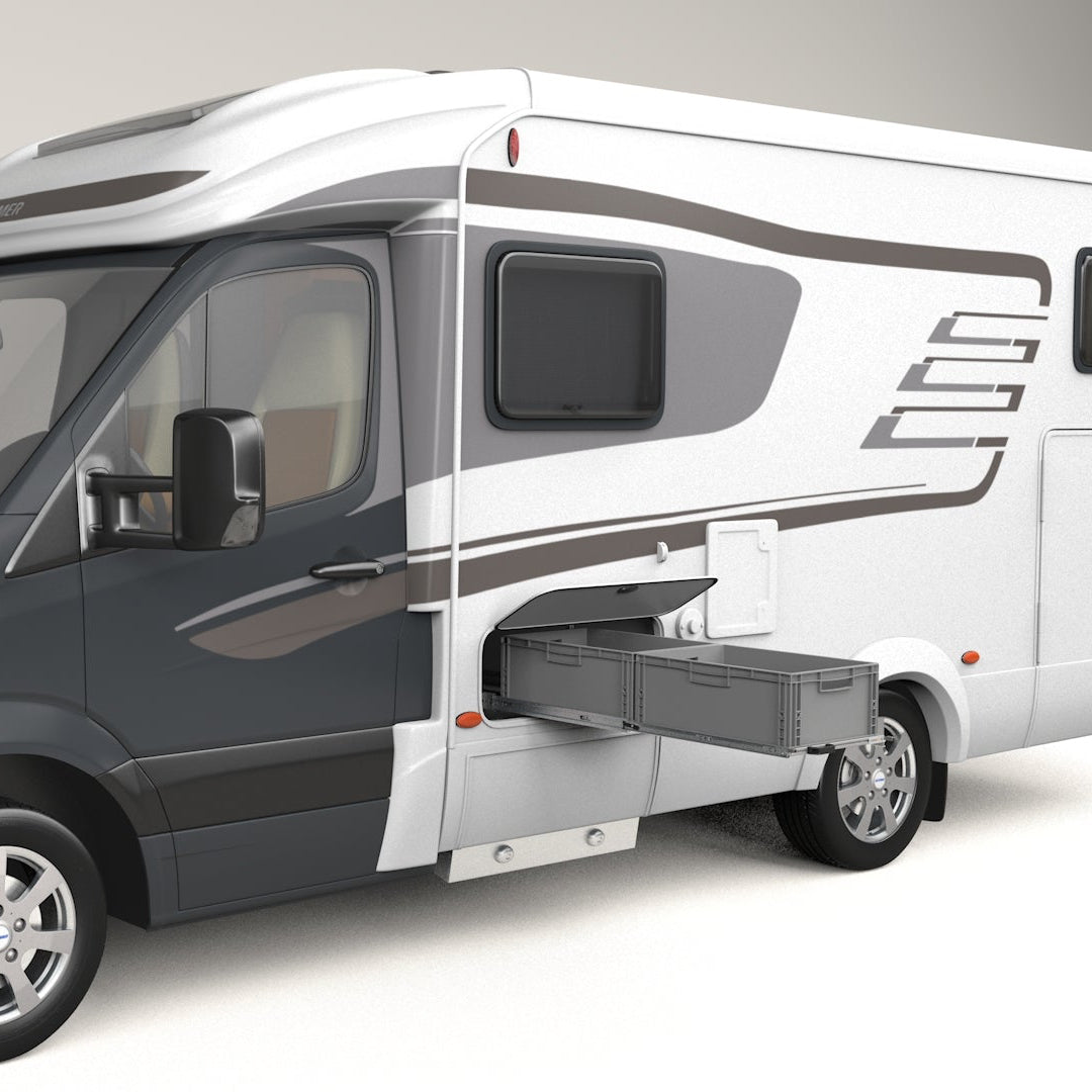 Tiroir pour plancher surélevé 1200mm x 400mm